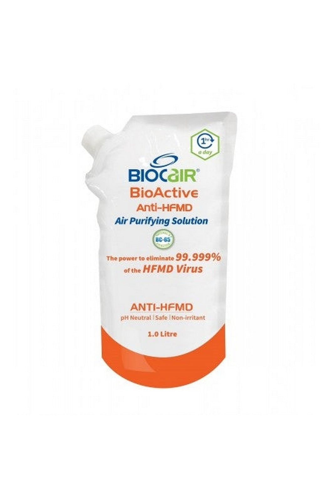 Biocair Bioactive Anti Hfmd Air Purifying Solution 1L