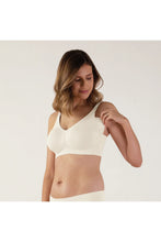 
                        
                          Load image into Gallery viewer, Bravado Designs Body Silk Seamless Nursing Bra  Sustainable  Butterscotch  2
                        
                      