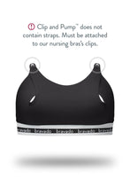 
                        
                          Load image into Gallery viewer, Bravado Designs Clip And Pump HandsFree Nursing Bra Accessory  Sustainable  Black  3
                        
                      