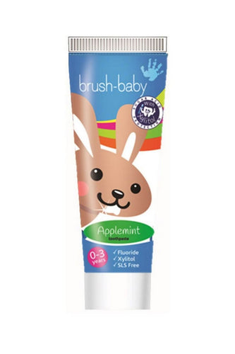 Brushbaby Baby Toddler Toothpaste Applemint