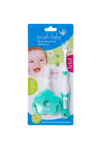Brushbaby My First Toothbrush And Teether Set