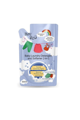 Bzu Bzu Baby Laundry Detergent And Softener 2 In 1 800Ml
