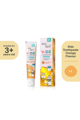 Bzu Bzu Kids Toothpaste Orange Flavour 50G 1