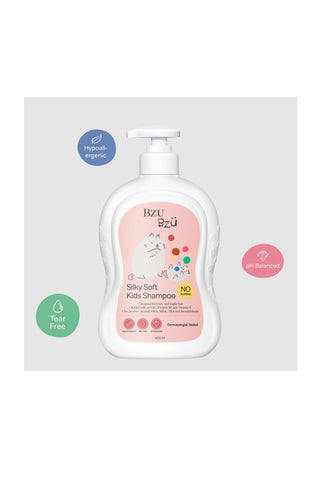 Bzu Bzu Silky Soft Kids Shampoo 600Ml