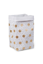 
                        
                          Load image into Gallery viewer, Childhome Canvas Box 32x32x60cm Gold dots 1
                        
                      