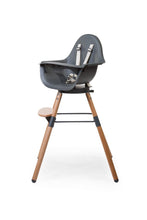 
                        
                          Load image into Gallery viewer, Childhome Evolu One.80?? High Chair Natural Anthractie with Bumper 3
                        
                      