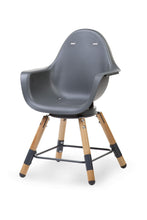 
                        
                          Load image into Gallery viewer, Childhome Evolu One.80?? High Chair Natural Anthractie with Bumper 4
                        
                      