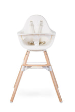 
                        
                          Load image into Gallery viewer, Childhome Evolu One.80?? High Chair Natural White with Bumper 2
                        
                      