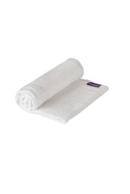 
                        
                          Load image into Gallery viewer, Clevamam Cellular Baby Blanket Cot Cot Bed 120 X 140 Cm White 1
                        
                      