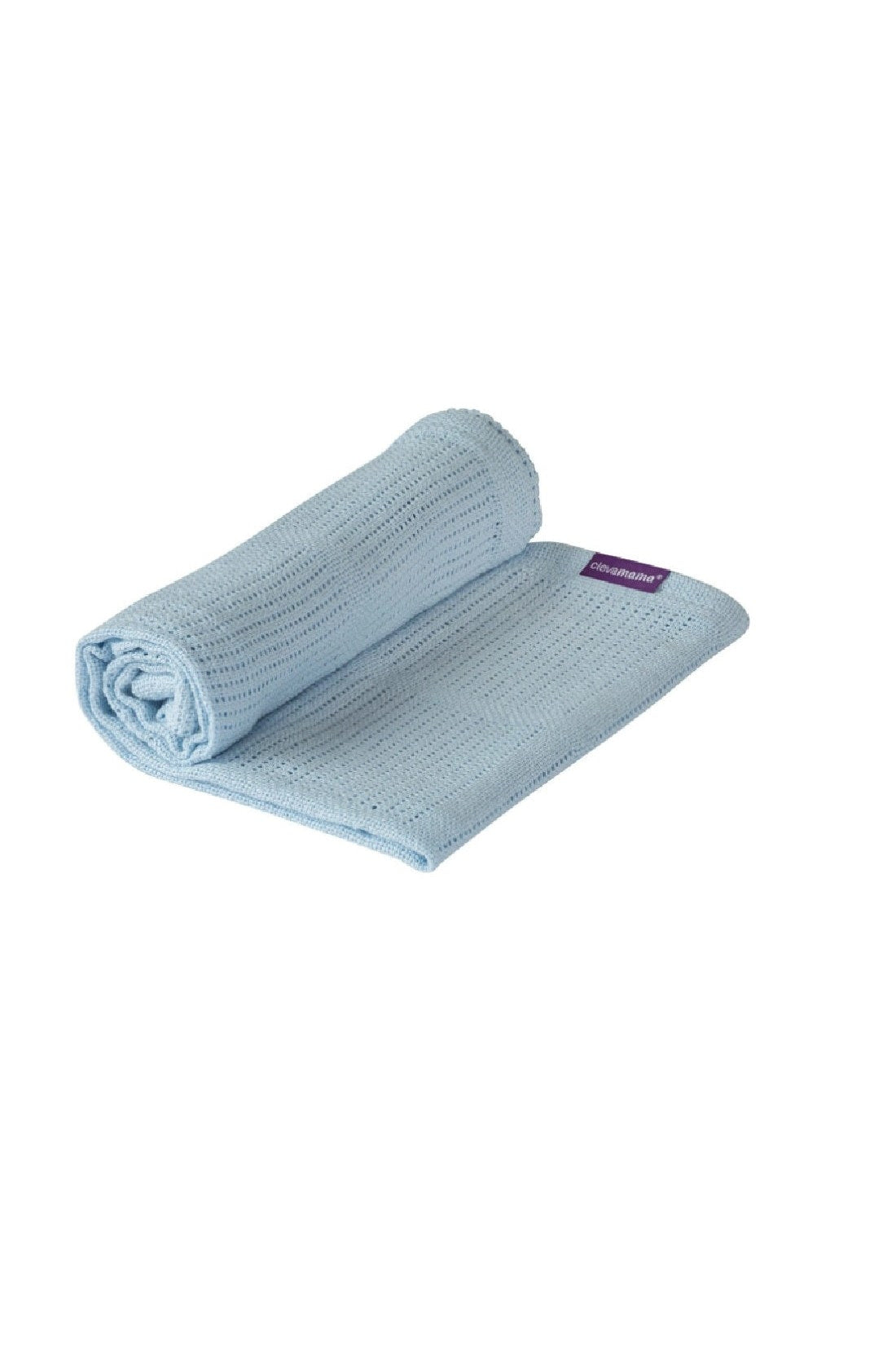 Buy Clevamam Cellular Baby Blanket Crib, Moses Basket 70 x 90cm Blue