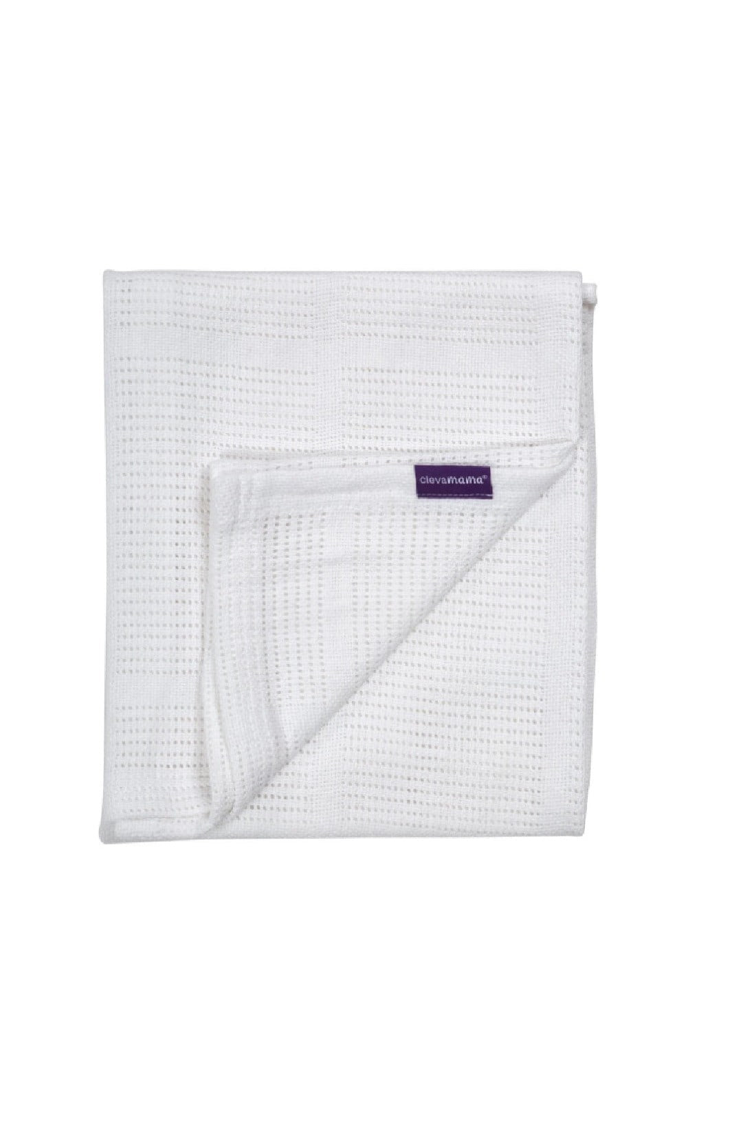 Buy Clevamam Cellular Baby Blanket Crib, Moses Basket 70 x 90cm White