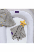 
                        
                          Load image into Gallery viewer, Clevamama Shooting Star Organic Cotton Baby Comforter Grey 2
                        
                      
