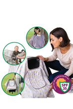 
                        
                          Load image into Gallery viewer, Clevamama 3 In 1 Travel Cover Capri 2
                        
                      