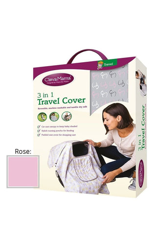 Clevamama 3 In 1 Travel Cover Rose 1