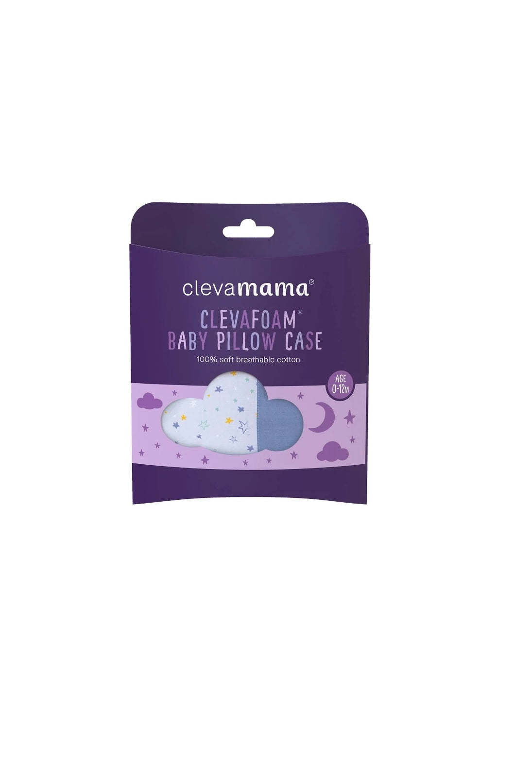 Buy Clevamama Baby Pillow Case Blue Online mothercare