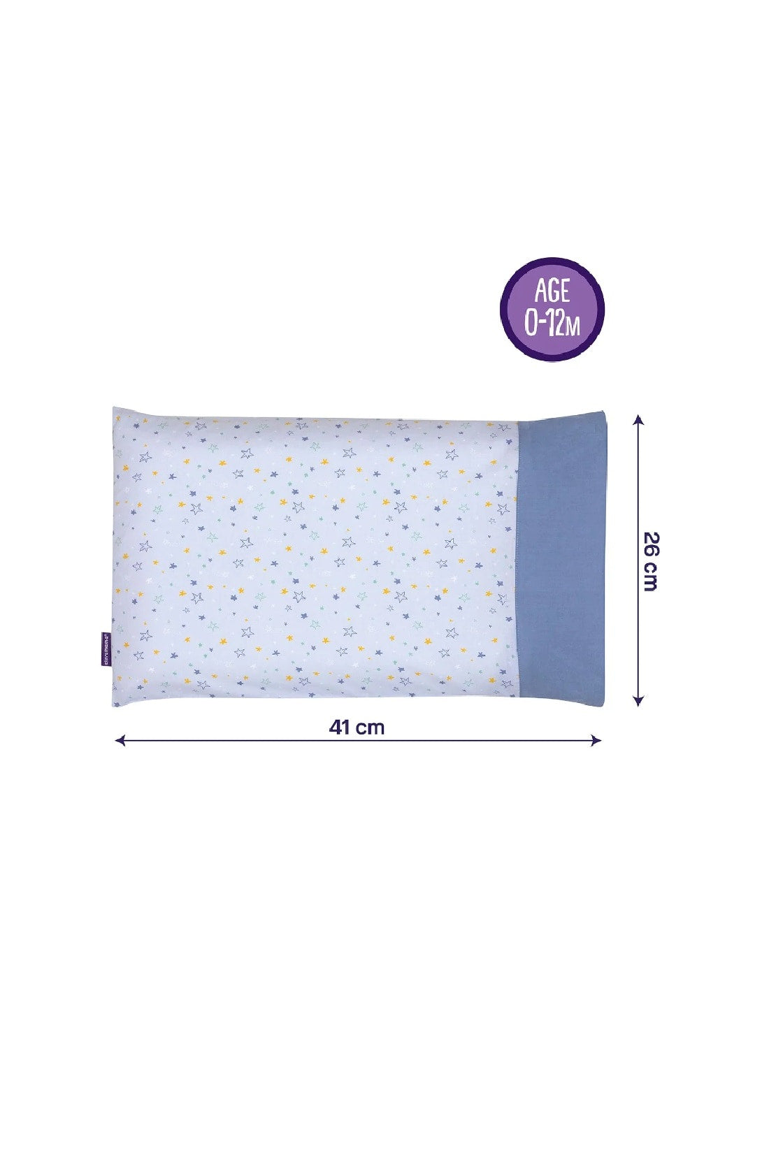 Buy Clevamama Baby Pillow Case Blue Online mothercare mothercare