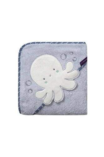 Clevamama Bamboo Apron Baby Bath Towel Outopus