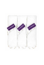 
                        
                          Load image into Gallery viewer, Clevamama Bamboo Baby Washcloth Set 3PK - White &amp; Grey
                        
                      