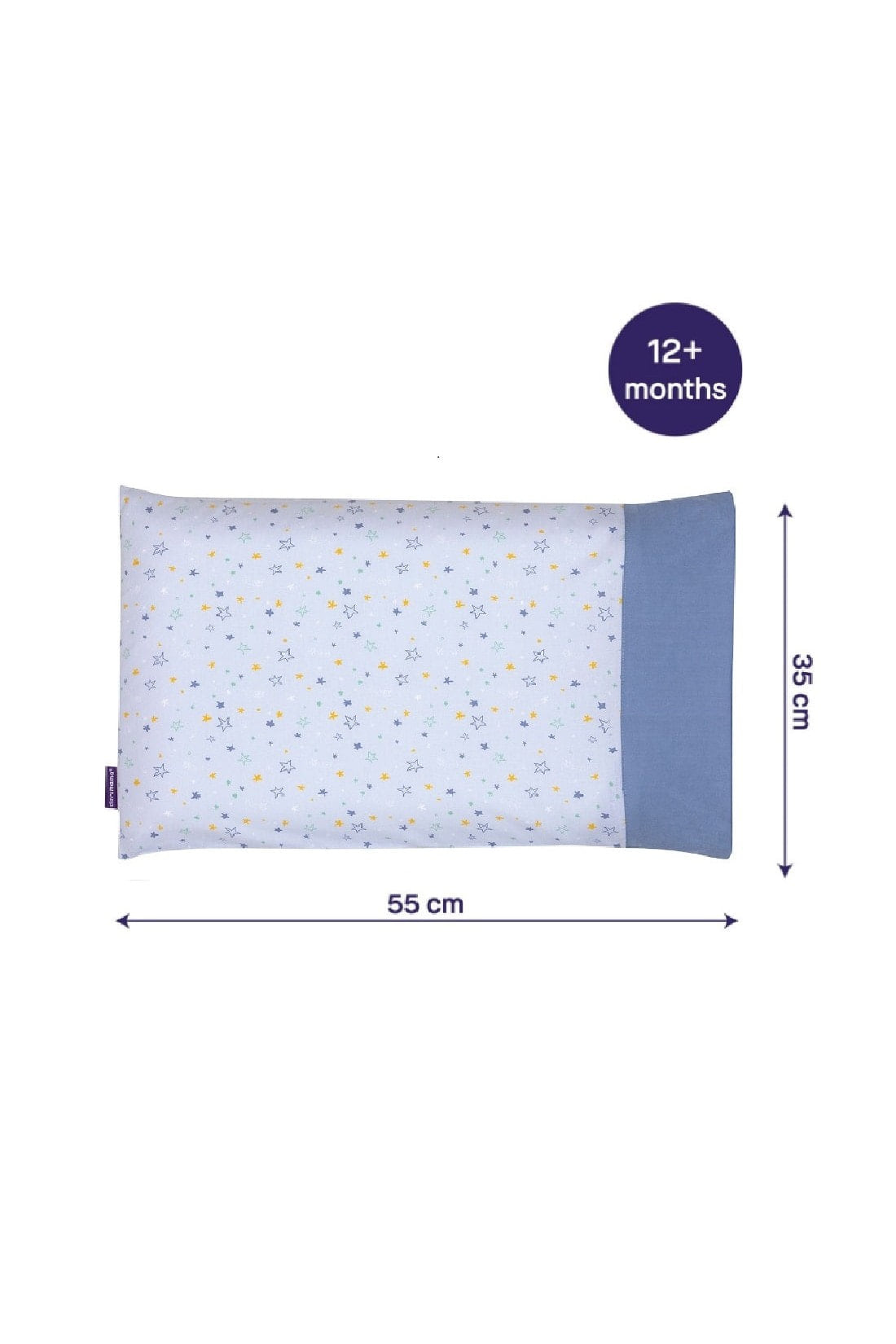 Buy Clevamama Toddler Pillow Case Blue Online mothercare