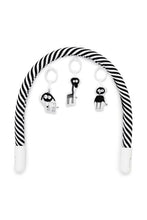 
                        
                          Load image into Gallery viewer, Dockatot Toy Arch For Deluxe Whiteblack Strip 3
                        
                      