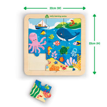 
                        
                          Load image into Gallery viewer, Early Learning Centre Wooden Under the Sea Puzzle
                        
                      