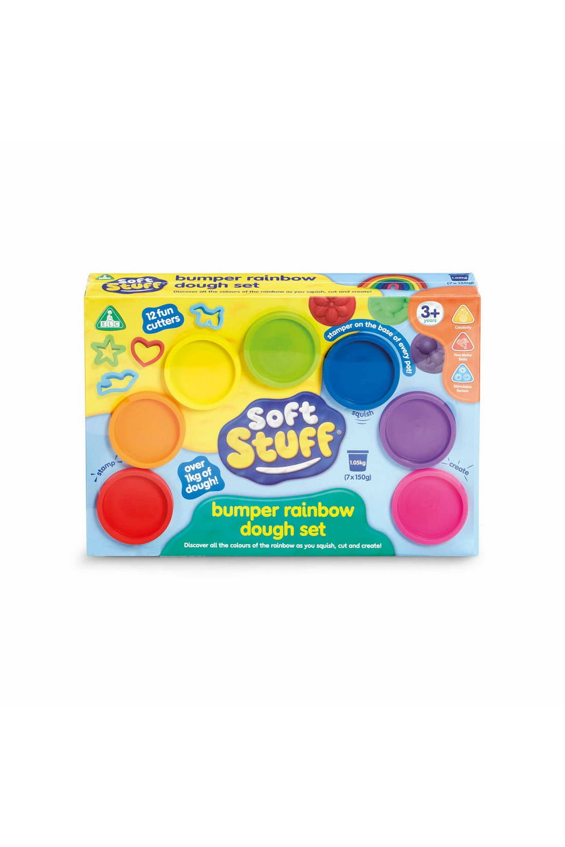 Buy Early Learning Centre Soft Stuff Bumper Rainbow Dough Set Online