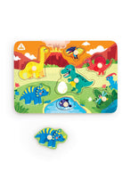 
                        
                          Load image into Gallery viewer, Early Learning Centre Wooden Dinosaur Peg Puzzle 1
                        
                      