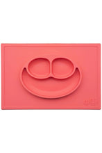 
                        
                          Load image into Gallery viewer, Ezpz Happy Mat Smile Plate Coral 1
                        
                      