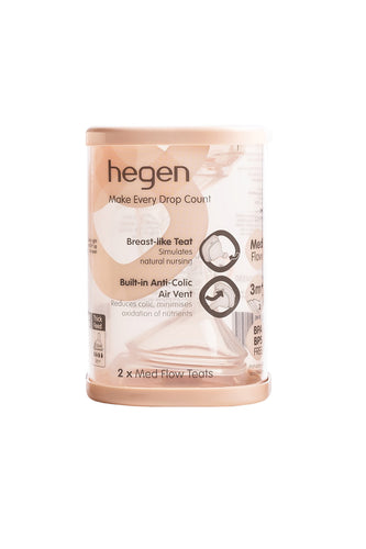 Hegen Teat Medium Flow 2 Pack 1