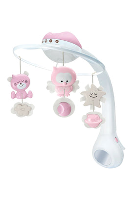 Infantino 3 In 1 Projector Musical Mobile Pink
