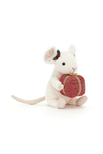 Jellycat Merry Mouse Present 1