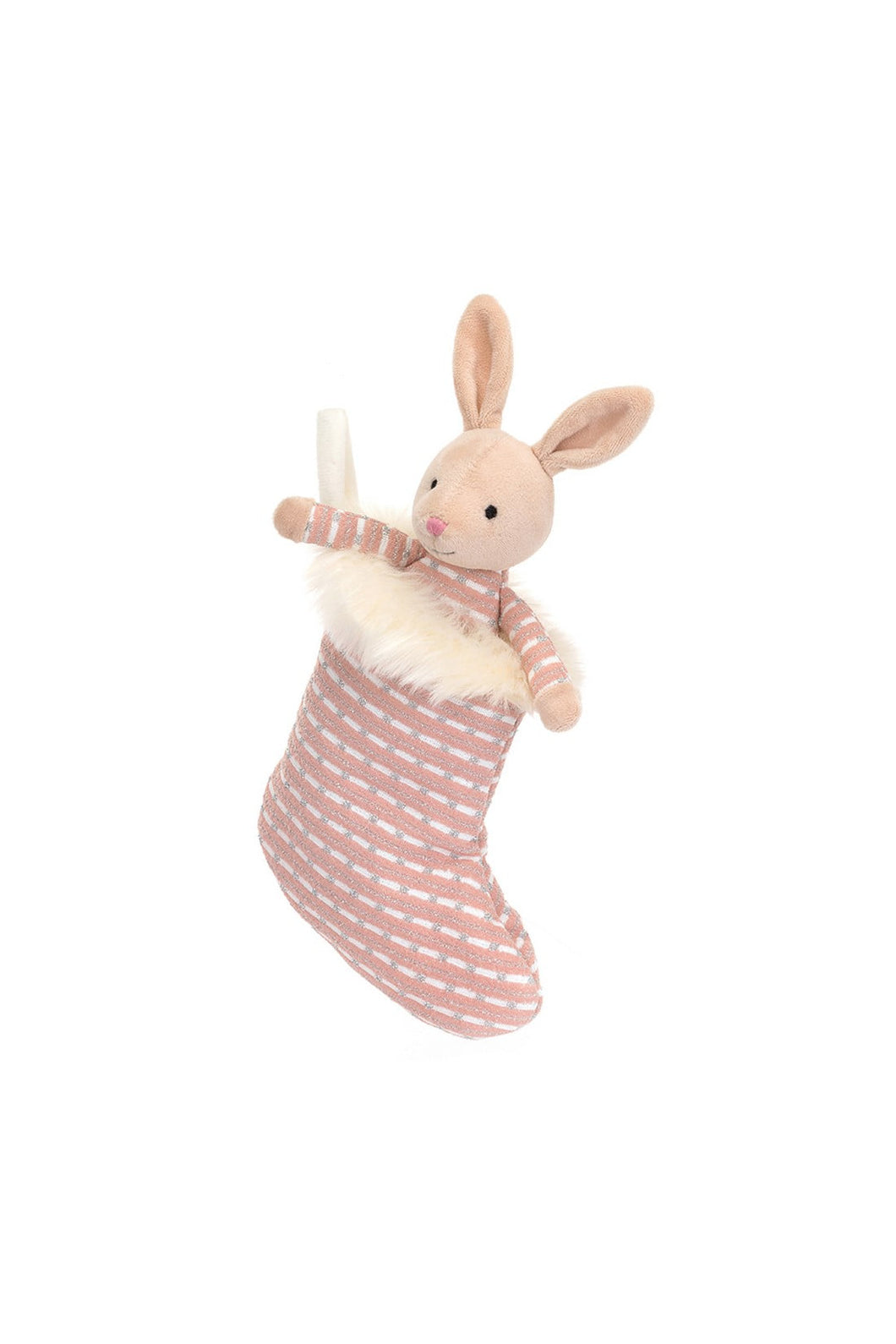 Jellycat Shimmer Stocking Bunny 1