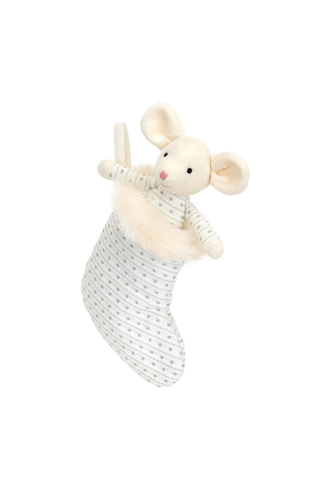 Jellycat Shimmer Stocking Mouse 1