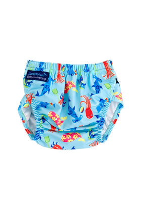 Konfidence Aqua Nappy Sea Friends Cyan