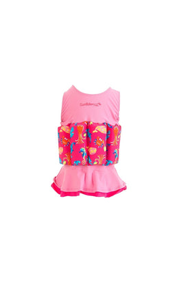 Konfidence Floatsuit 1 2 Years Sea Friends Pink