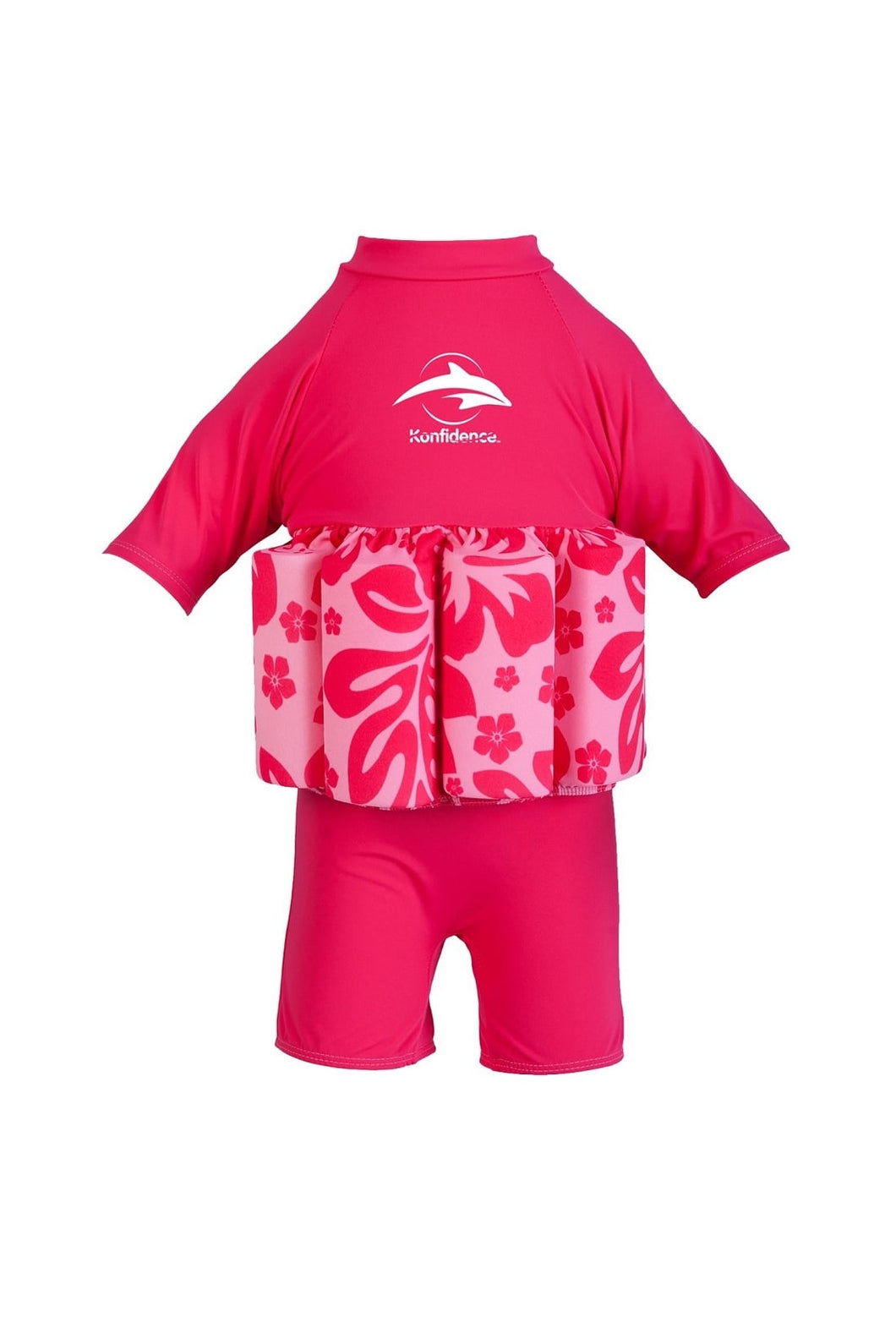 Konfidence Floatsuit 2 3 Years Hibiscus Pink