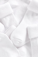 
                        
                          Load image into Gallery viewer, Mothercare White Turn-Over-Top Socks - 5 Pack
                        
                      