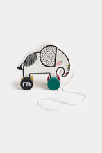 
                        
                          Load image into Gallery viewer, Mothercare Wooden Pull-Along Elephant Toy
                        
                      