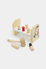 
                        
                          Load image into Gallery viewer, Mothercare Wooden Hammer Bench Toy
                        
                      