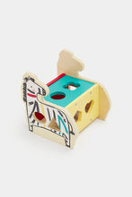 
                        
                          Load image into Gallery viewer, Mothercare Wooden Zebra Shape Sorter Toy
                        
                      