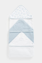 
                        
                          Load image into Gallery viewer, Mothercare Dino Cuddle And Dry Hooded Towels - 3 Pack
                        
                      