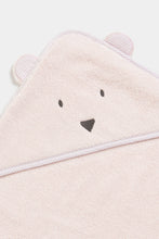 
                        
                          Load image into Gallery viewer, Mothercare Premium Cuddle And Dry Hooded Towel - Pink
                        
                      