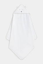 
                        
                          Load image into Gallery viewer, Mothercare Premium Cuddle And Dry Hooded Towel - White
                        
                      