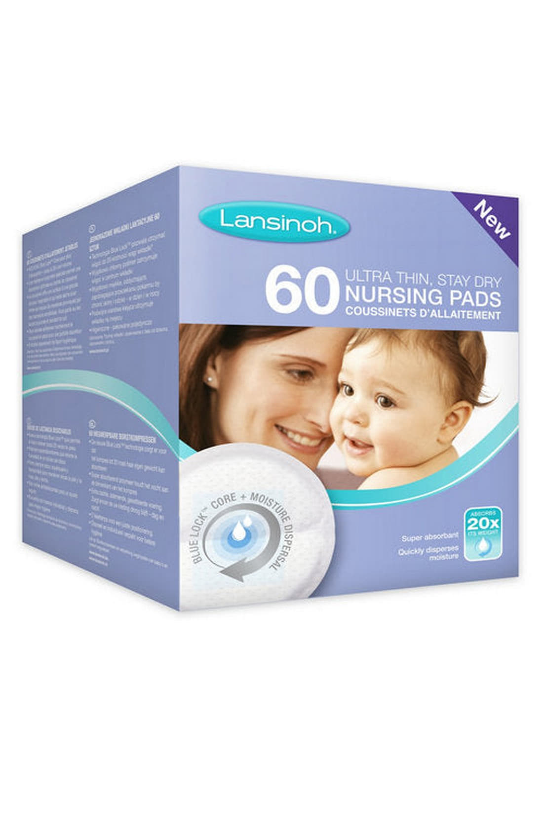 Buy Lansinoh Disposable Nursing Pads 60 Pack Online mothercare