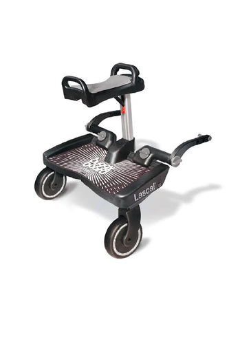 Lascal Buggyboard Maxi Black With Grey Saddle