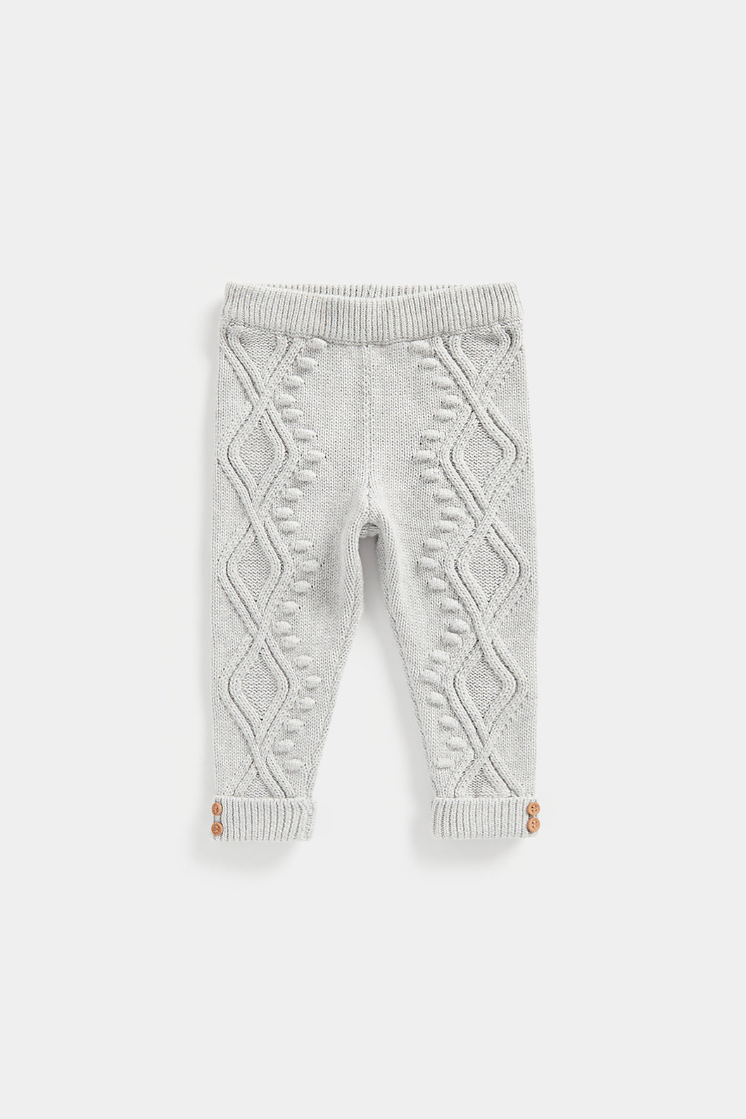Mothercare Grey Cable-Knit Leggings