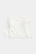 
                        
                          Load image into Gallery viewer, Mothercare Sweat Top With Broderie Frills
                        
                      