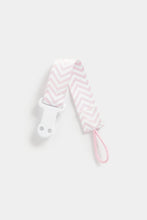 
                        
                          將圖片載入圖庫檢視器 Mothercare Pink Chevron Soother Clip
                        
                      