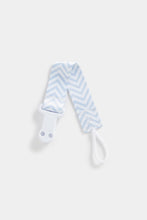 
                        
                          將圖片載入圖庫檢視器 Mothercare Blue Chevron Soother Clip
                        
                      