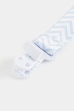 
                        
                          將圖片載入圖庫檢視器 Mothercare Blue Chevron Soother Clip
                        
                      